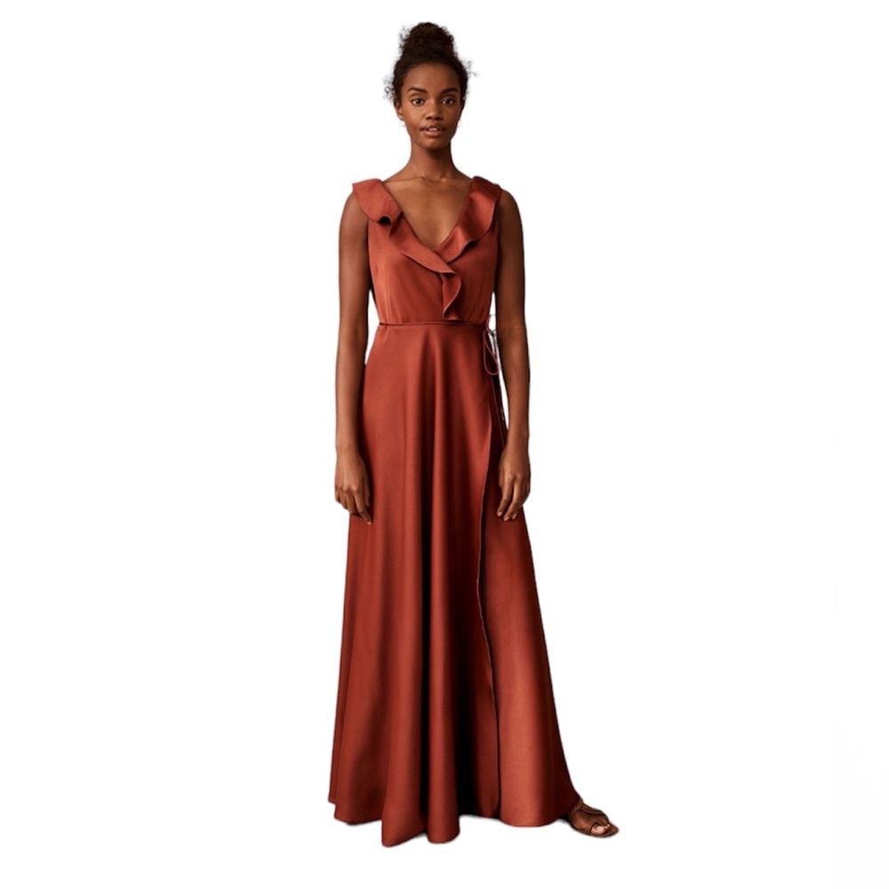 Anthropologie BHLDN Tansy Dress in Cinnamon